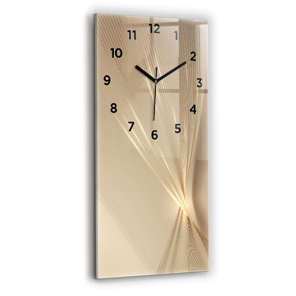 Vertical wall clock Abstract light