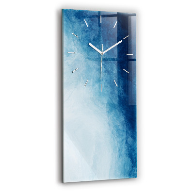 Vertical wall clock Abstraction water