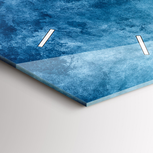 Vertical wall clock Abstraction water