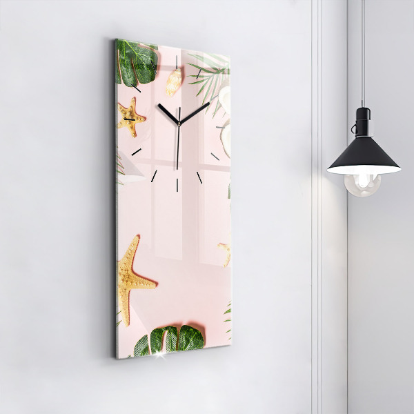 Vertical wall clock Summer mood
