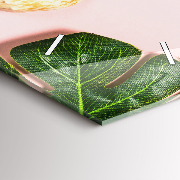 Vertical wall clock Summer mood