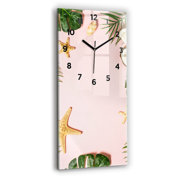 Vertical wall clock Summer mood