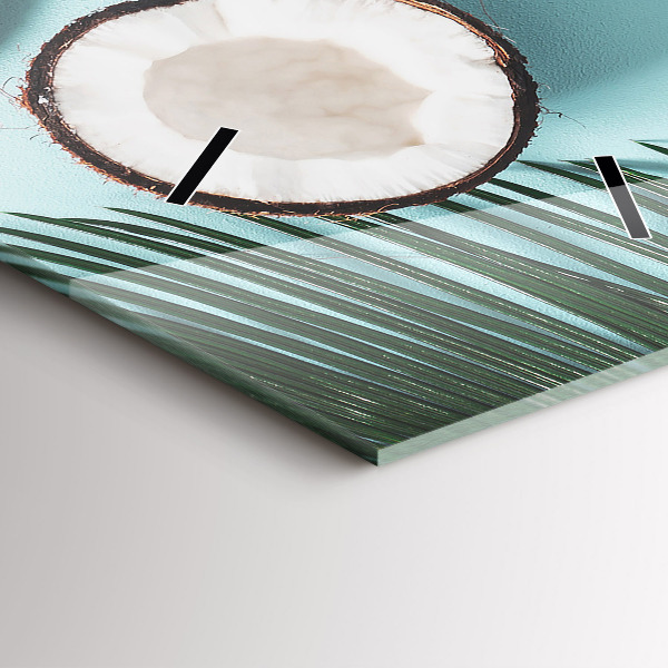 Vertical wall clock Summer composition