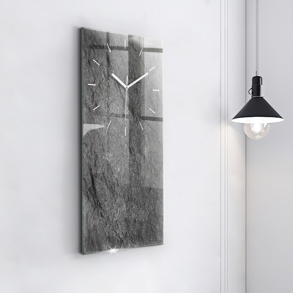 Vertical wall clock Volcanic rock