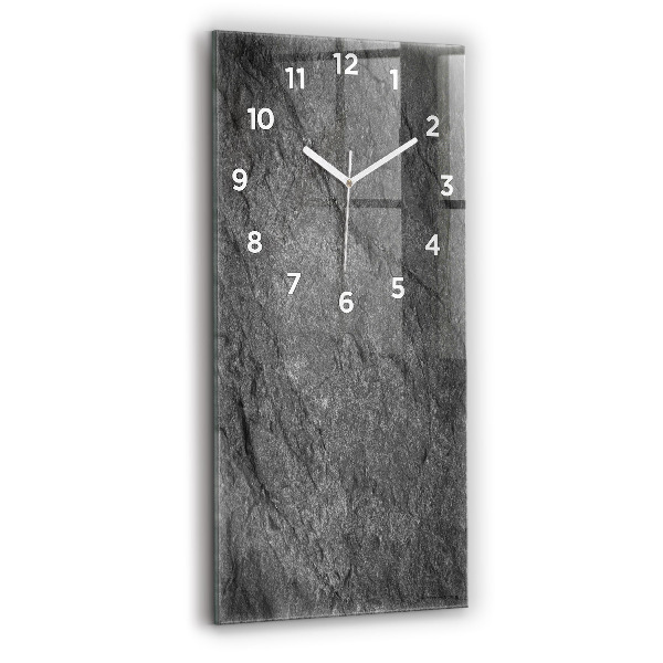 Vertical wall clock Volcanic rock