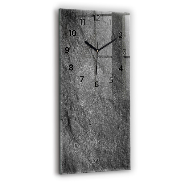 Vertical wall clock Volcanic rock