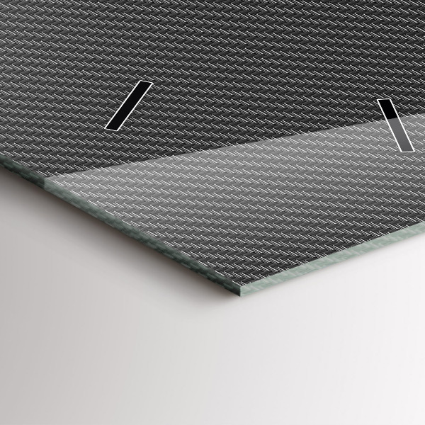 Vertical wall clock Dark abstraction