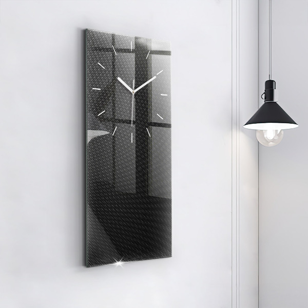 Vertical wall clock Dark abstraction