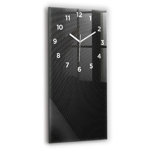 Vertical wall clock Dark abstraction