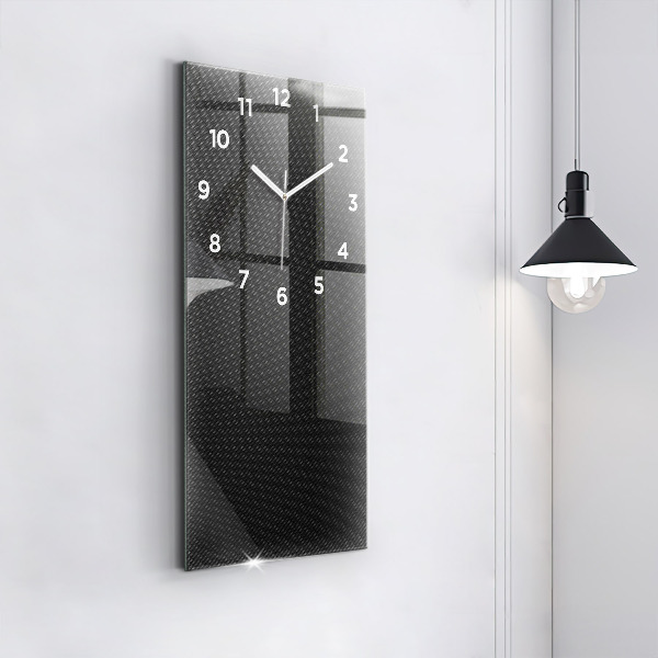 Vertical wall clock Dark abstraction