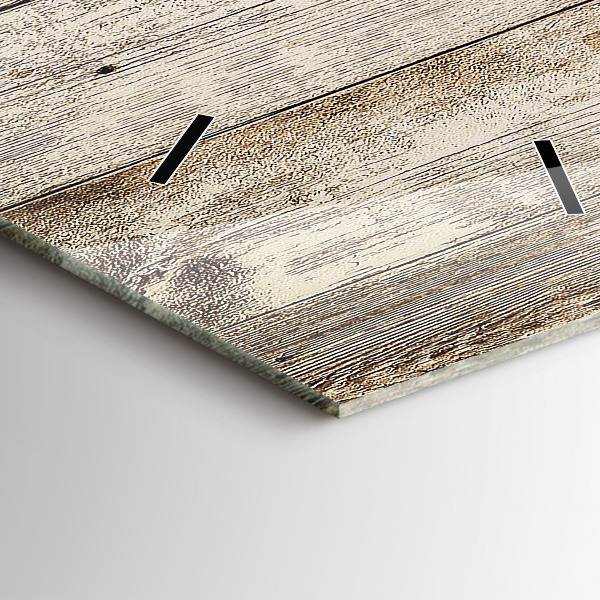 Vertical wall clock Wooden panels