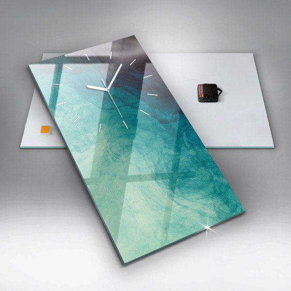 Vertical wall clock Abstraction depth