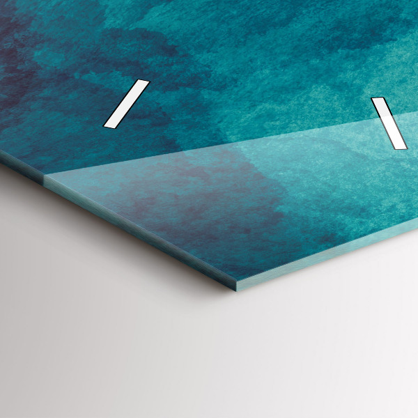 Vertical wall clock Abstraction depth