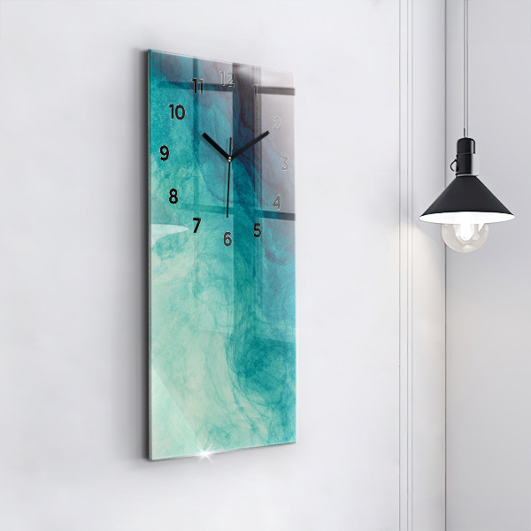 Vertical wall clock Abstraction depth