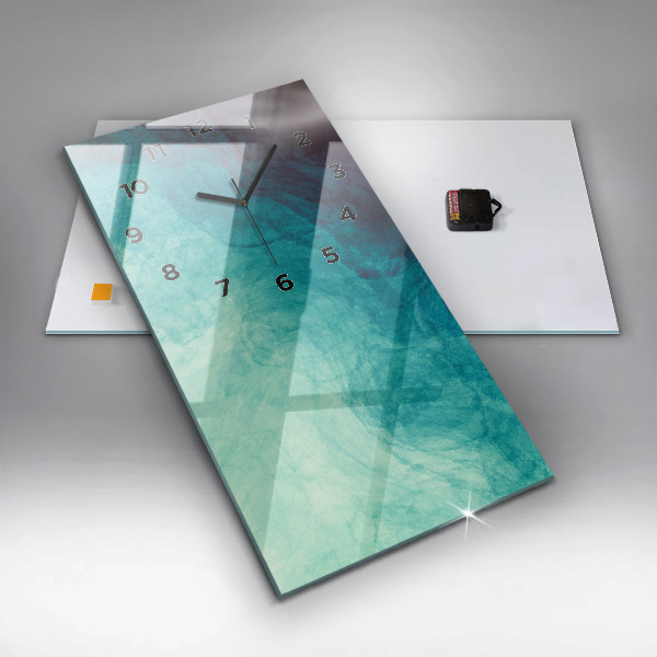 Vertical wall clock Abstraction depth