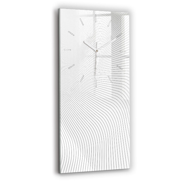 Vertical wall clock Abstraction lines