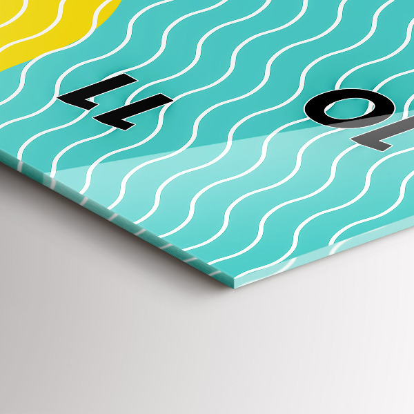 Vertical wall clock POP Abstraction