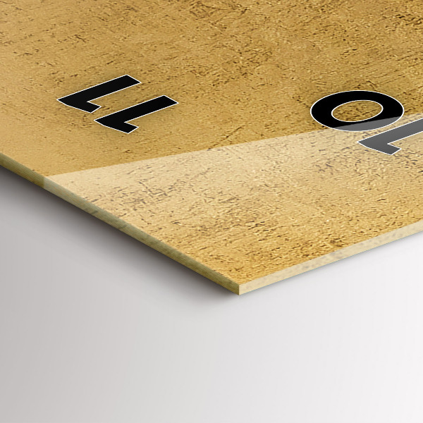 Vertical wall clock Decorative canvas