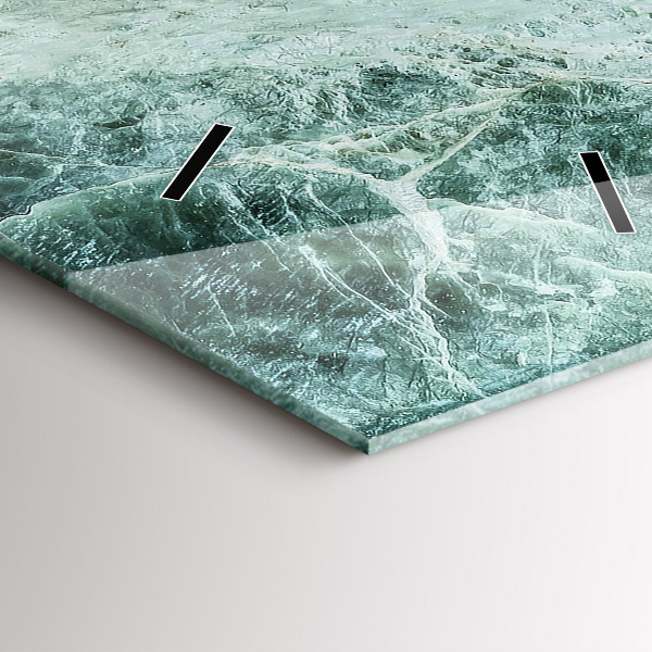 Vertical wall clock Marble Stone Texture