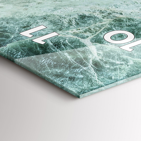 Vertical wall clock Marble Stone Texture