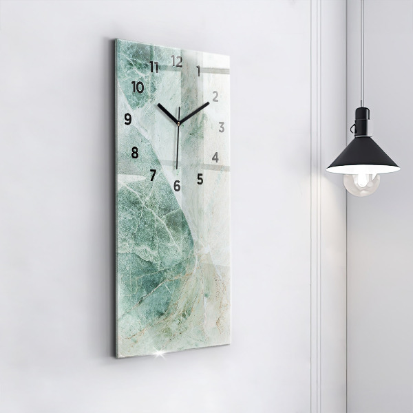 Vertical wall clock Marble Stone Texture