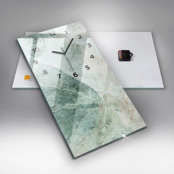 Vertical wall clock Marble Stone Texture