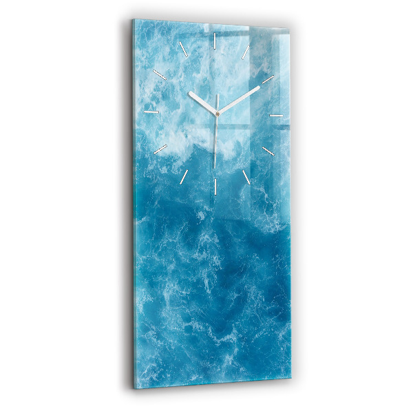 Vertical wall clock Sea water