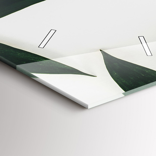 Vertical wall clock Leaf frame