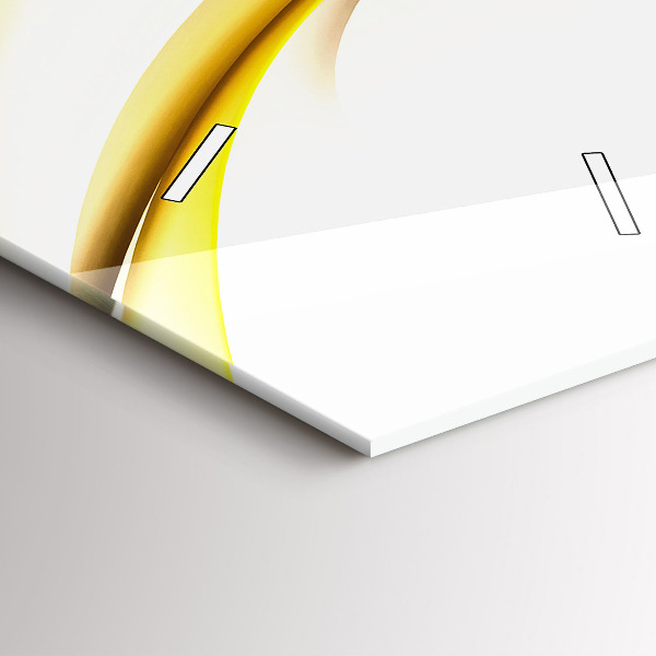 Vertical wall clock Abstract wave