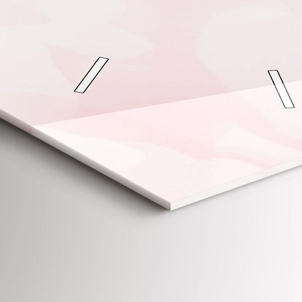 Vertical wall clock Blooming roses