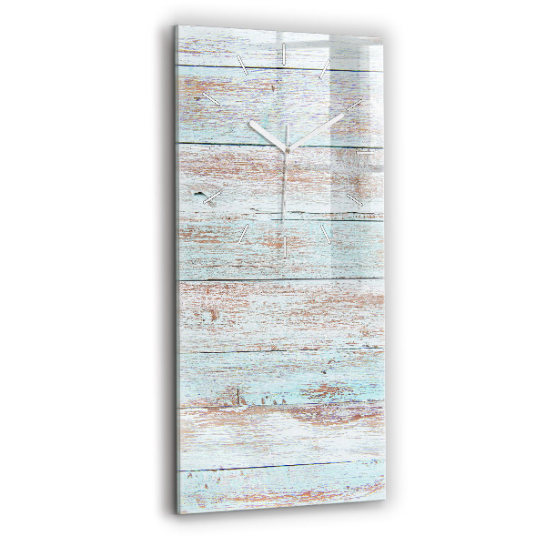 Vertical wall clock Pastel Wood