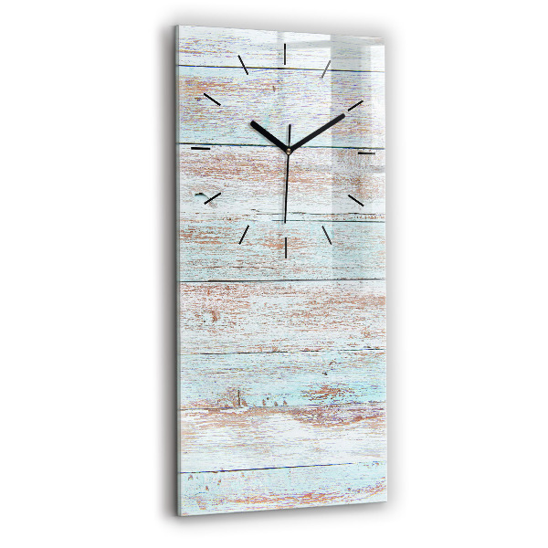 Vertical wall clock Pastel Wood