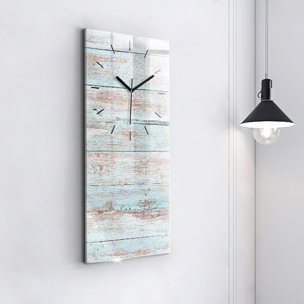 Vertical wall clock Pastel Wood