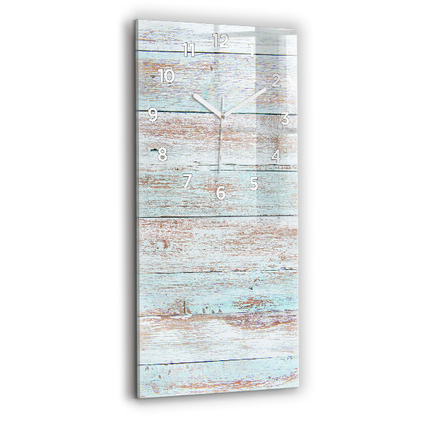 Vertical wall clock Pastel Wood