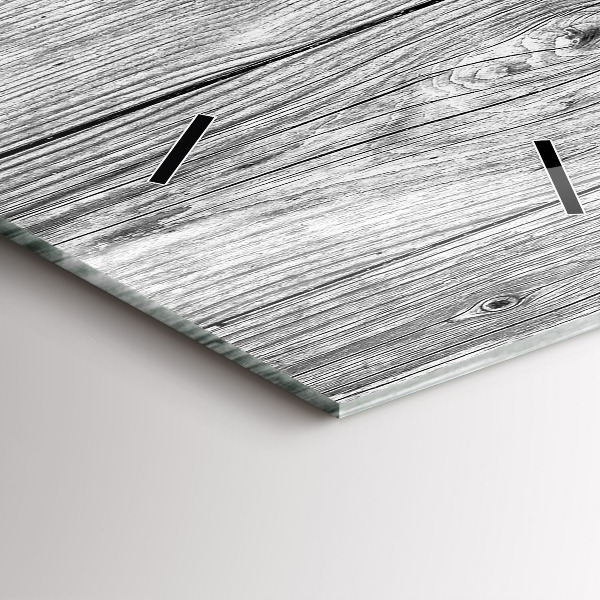 Vertical wall clock Wooden panels