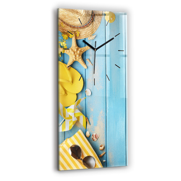 Vertical wall clock Beach accessories and boards