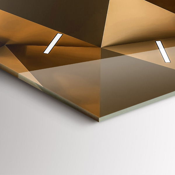 Vertical wall clock Geometric texture