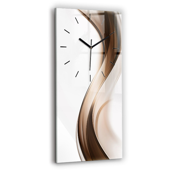 Vertical wall clock Abstraction line