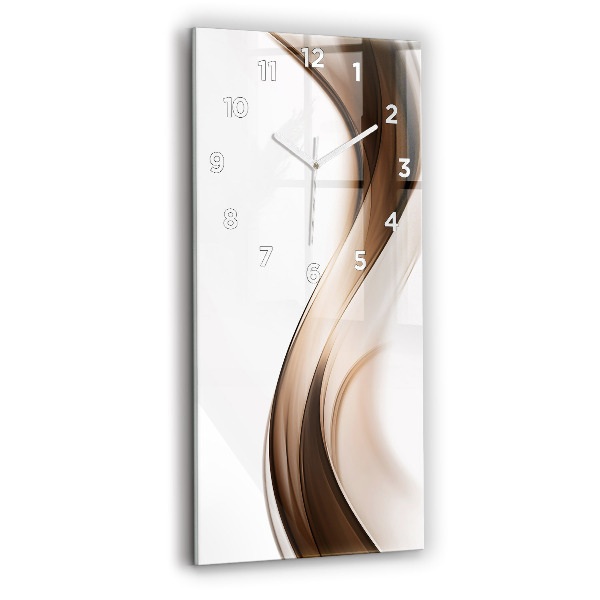 Vertical wall clock Abstraction line