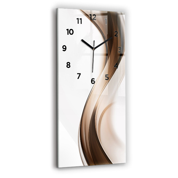 Vertical wall clock Abstraction line