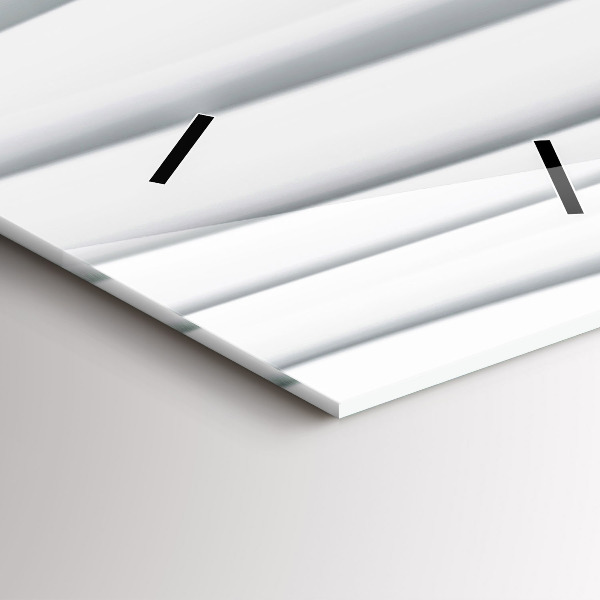 Vertical wall clock Waves texture