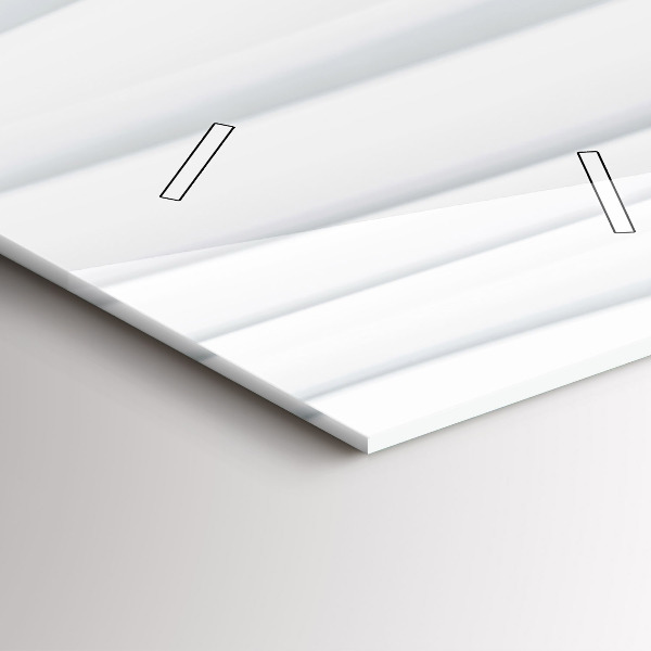 Vertical wall clock Waves texture