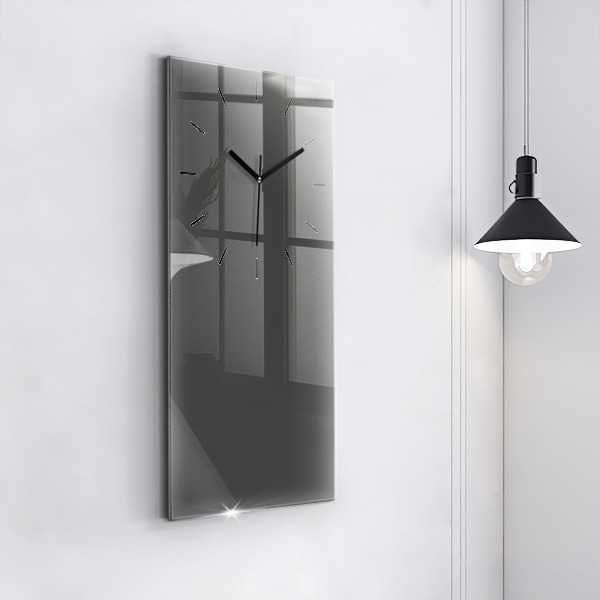 Vertical wall clock Color gray
