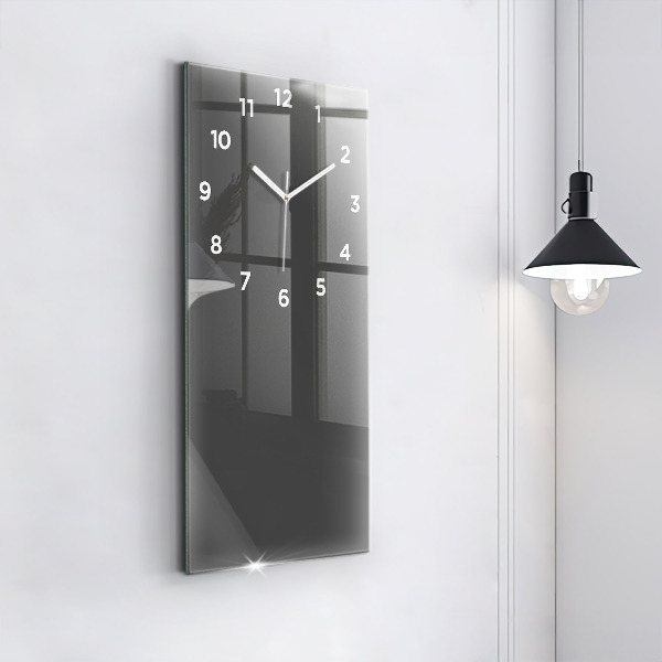 Vertical wall clock Color gray