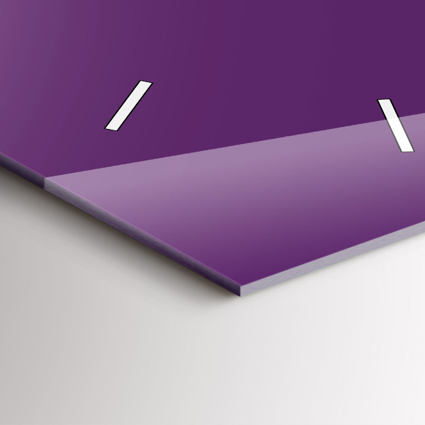 Vertical wall clock Violet