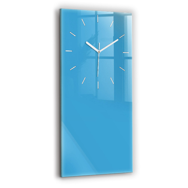 Vertical wall clock Color blue