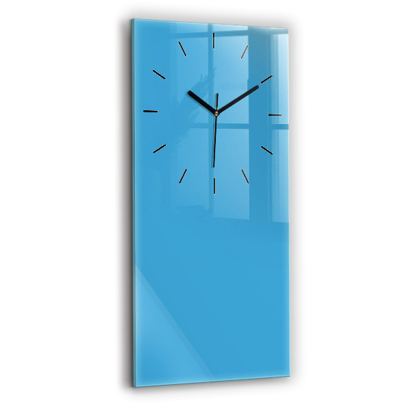 Vertical wall clock Color blue