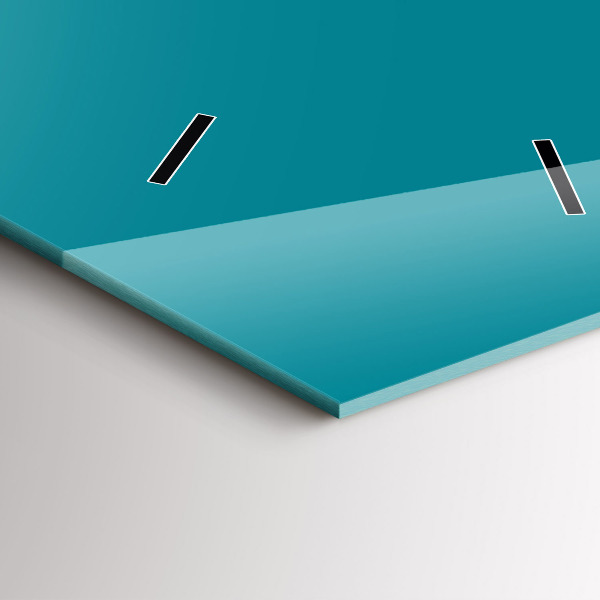 Vertical wall clock Sea color