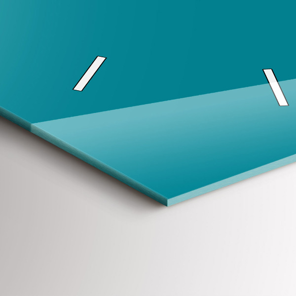 Vertical wall clock Sea color