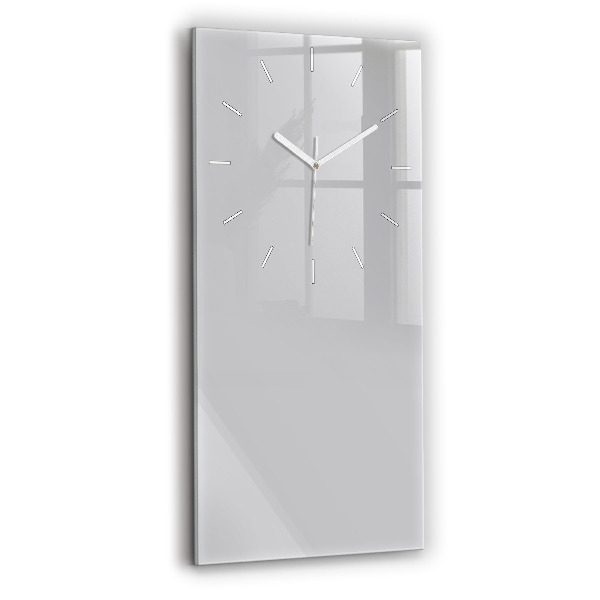 Vertical wall clock Color light gray